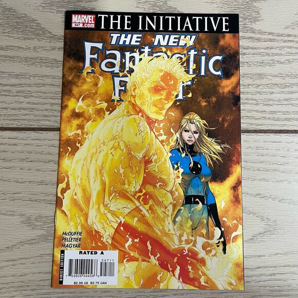 Marvel 2007 The New Fantastic Four 7 Comic Book Lot The Initiative 544-550 - Picture 5 of 8
